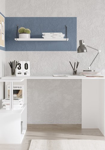 NORDVÄRK Gelincik arbejdsbord, hvid