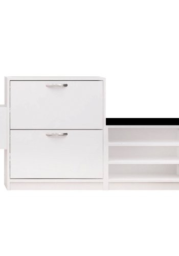 NORDVÄRK Trend skoskab, hvid