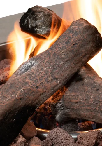 COSI FIRES Cosiburner brndestykker - gr keramik (st med 4)