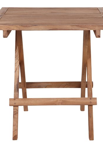 HOUSE NORDIC Bilbao sofabord - natur teaktr, kvadratisk (50x50)