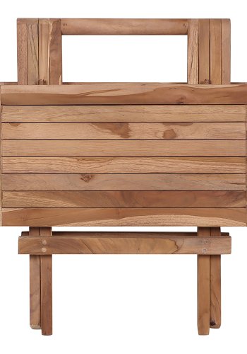 HOUSE NORDIC Bilbao sofabord - natur teaktr, kvadratisk (50x50)