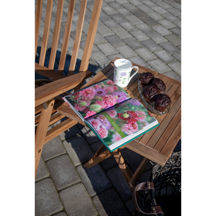 HOUSE NORDIC Bilbao sofabord - natur teaktr, kvadratisk (50x50)