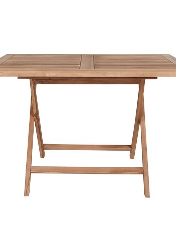 HOUSE NORDIC Oviedo spisebord - natur teaktr, rektangulr (120x80)