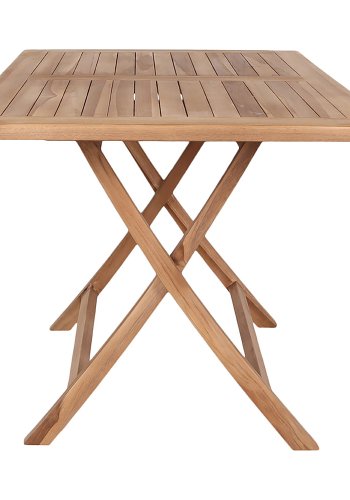 HOUSE NORDIC Oviedo spisebord - natur teaktr, rektangulr (120x80)