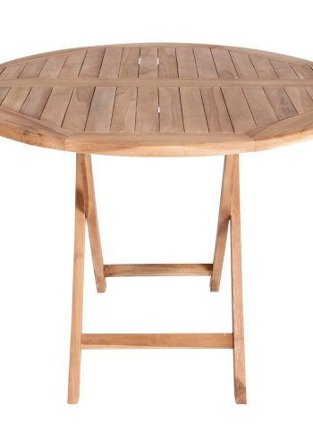 HOUSE NORDIC Oviedo spisebord - natur teaktr, rund (100)