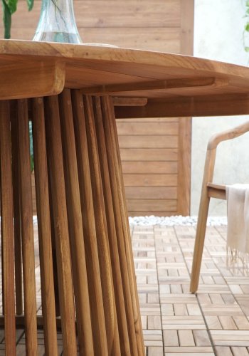 HOUSE NORDIC  Lorca Spisebord - Spisebord, teak, natur<br>120x75 cm