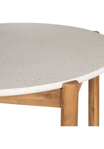 HOUSE NORDIC  Terracina Spisebord - Spisebord, akacie/terrazzo, natur, 120x76 cm