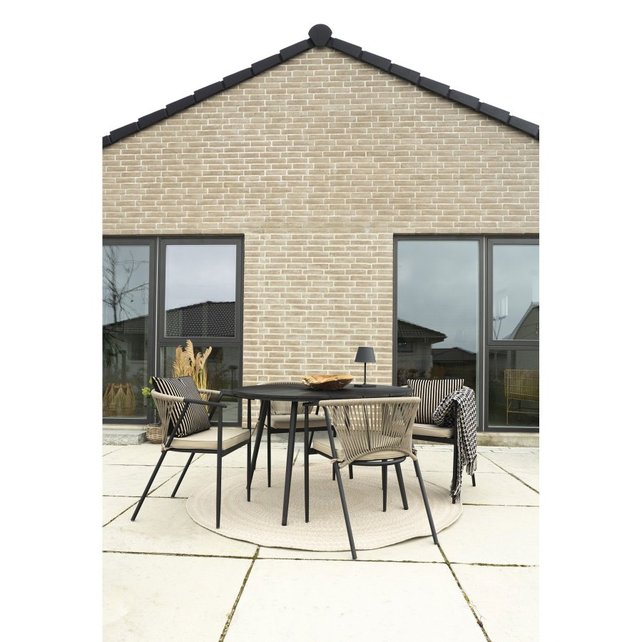 HOUSE NORDIC  Atlanta Spisebord - Spisebord i nonwood, sort, 120 cm