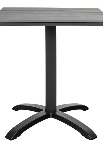 HOUSE NORDIC  Chicago Cafébord - Cafébord, bordplade i gr nonwood, sorte ben 70x70x72 cm