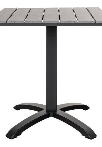 HOUSE NORDIC  Chicago Cafébord - Cafébord, bordplade i gr nonwood, sorte ben 70x70x72 cm