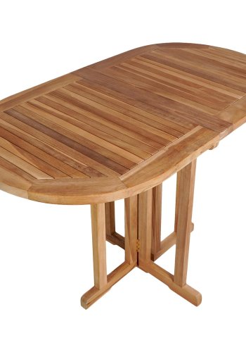 HOUSE NORDIC Huelva altanbord, foldbar - natur teak (120x60)