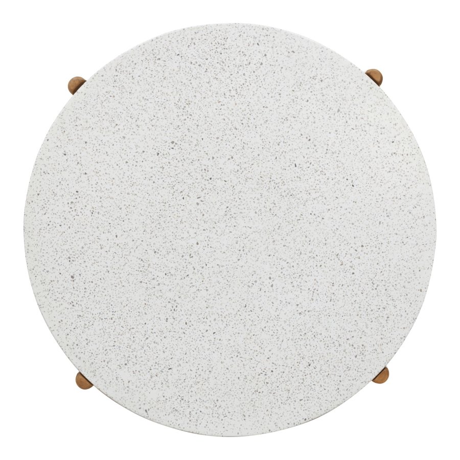 HOUSE NORDIC  Terracina Sofabord - Sofabord, akacie/terrazzo, natur<br>84,5x38,5 cm