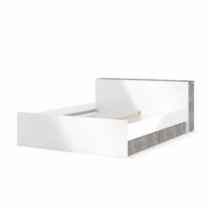 TVILUM Naia hovedgavl, m. med opbevaring - gr folie og spnplade (160cm)