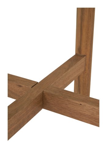 HOUSE NORDIC  Terracina Sidebord - Sidebord, akacie/terrazzo, natur<br>37x46 cm