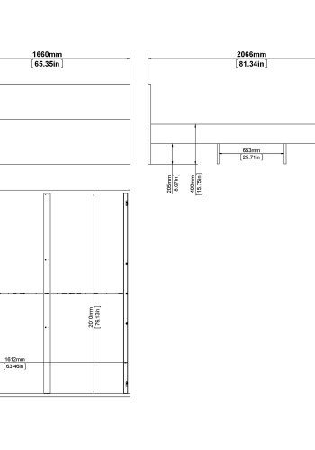TVILUM Naia sengeramme - hvid hjglans (160x200) 