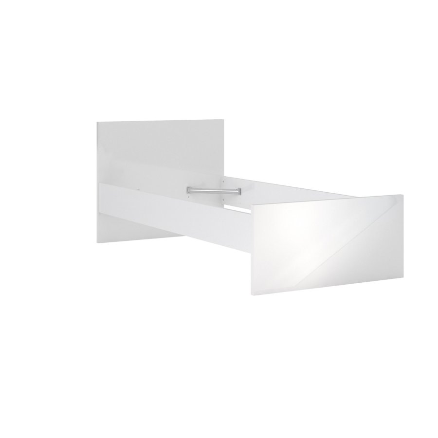 TVILUM Naia sengeramme - hvid hjglans (90x190) 