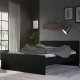 TVILUM Naia sengeramme - mat sort (140x190) 