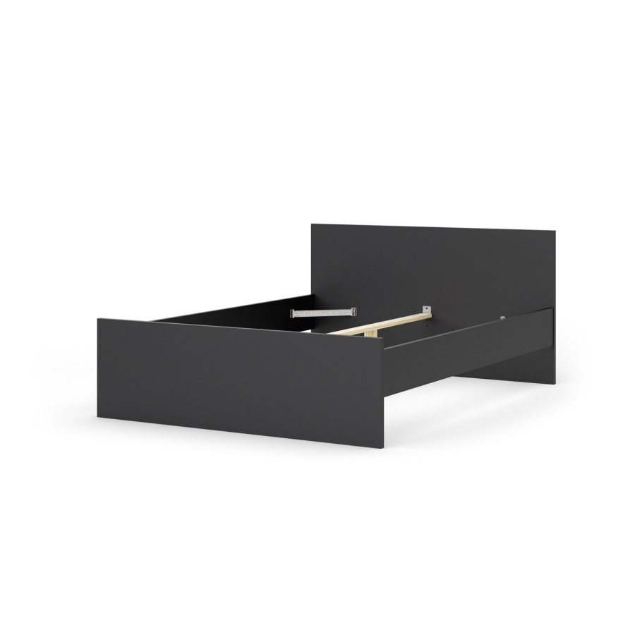 TVILUM Naia sengeramme - mat sort (140x190) 