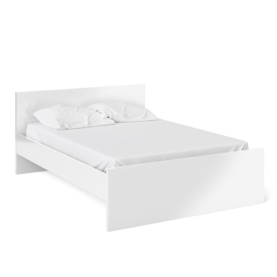 TVILUM Naia sengeramme - hvid hjglans (140x190) 