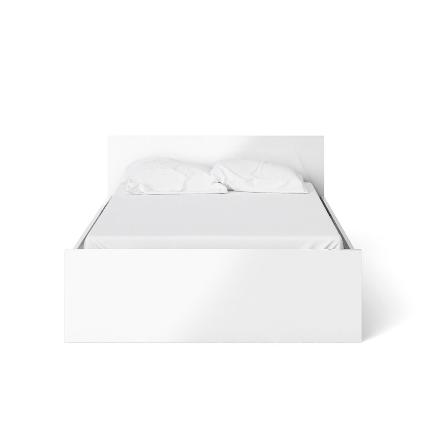 TVILUM Naia sengeramme - hvid hjglans (140x190) 