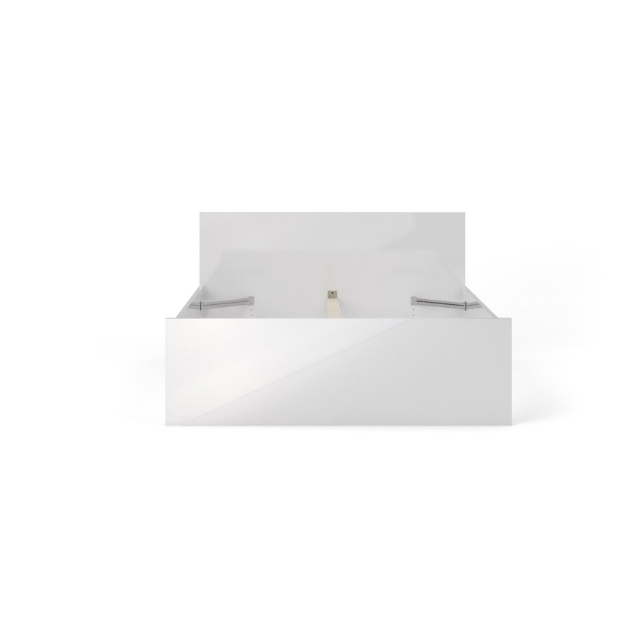 TVILUM Naia sengeramme - hvid hjglans (140x190) 