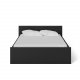 TVILUM Naia sengeramme - mat sort (160x200) 