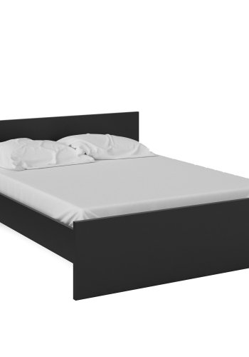 TVILUM Naia sengeramme - mat sort (160x200) 