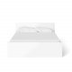 TVILUM Naia sengeramme - hvid hjglans (160x200)