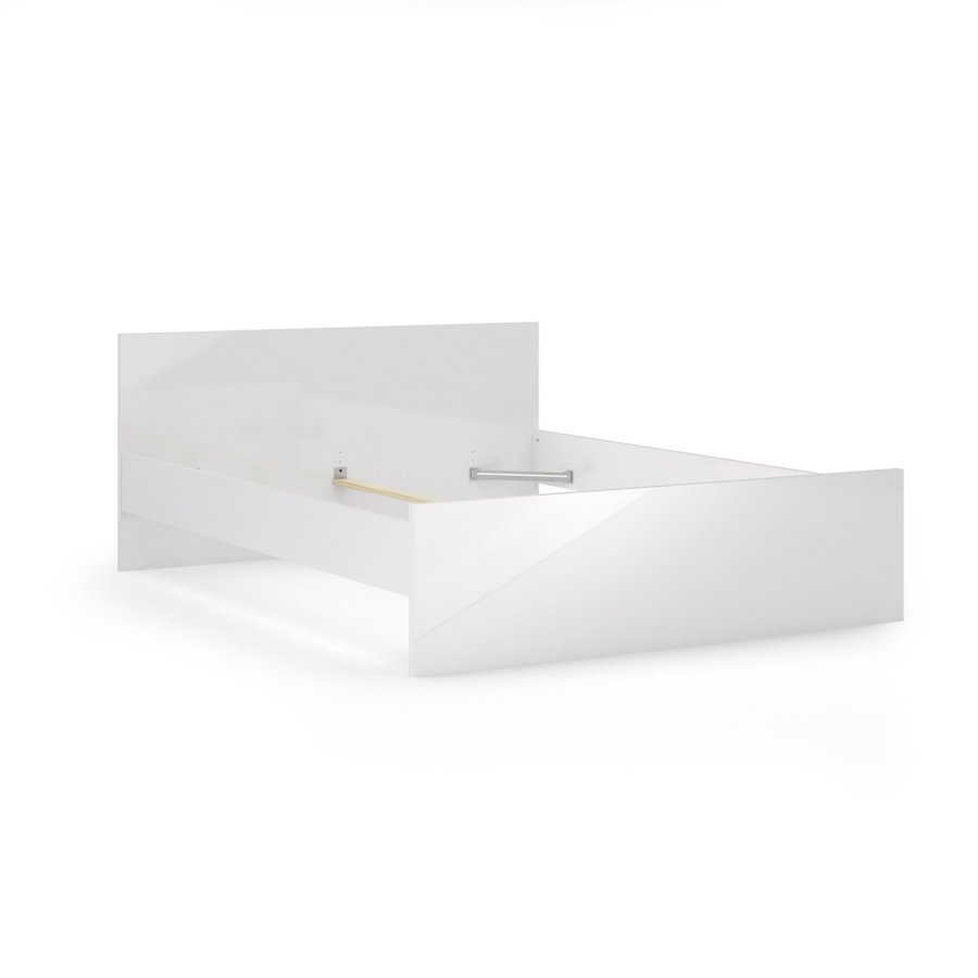 TVILUM Naia sengeramme - hvid hjglans (160x200)