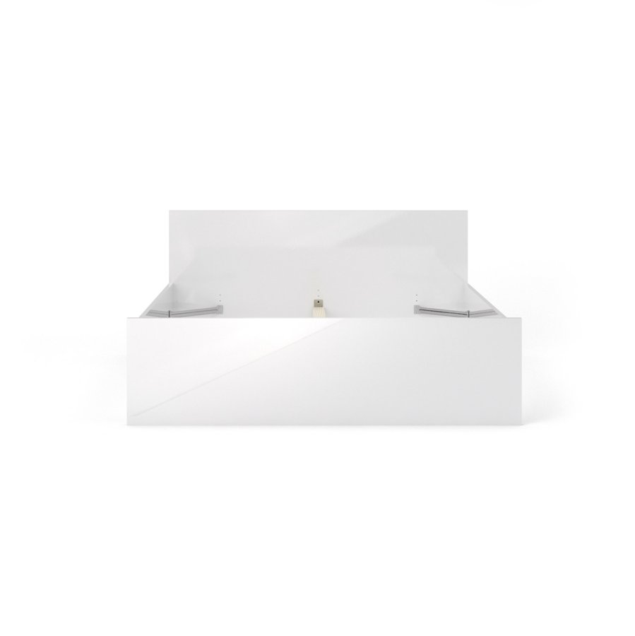 TVILUM Naia sengeramme - hvid hjglans (160x200)