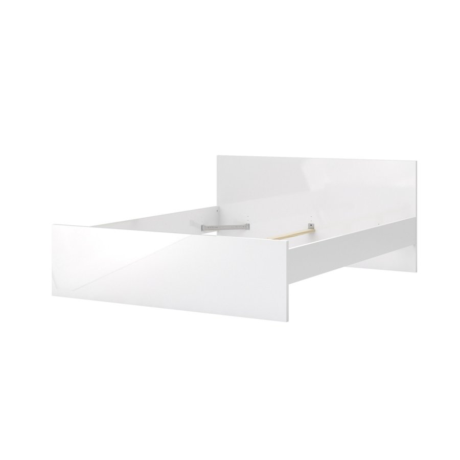 TVILUM Naia sengeramme - hvid hjglans (160x200)