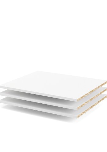 TVILUM Verona/Firenze hylder - Hvidt MDF, (smal) 3 stk.