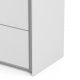 TVILUM Verona Skydedrsskab - hvid tr, 2 smalle skydedre