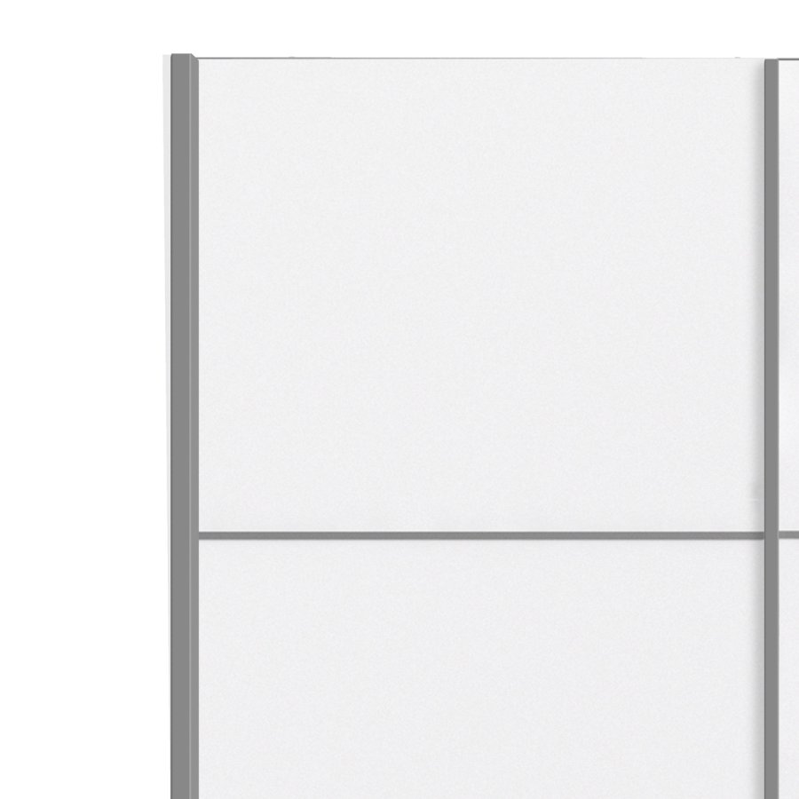 TVILUM Verona Skydedrsskab - hvid tr, 2 smalle skydedre