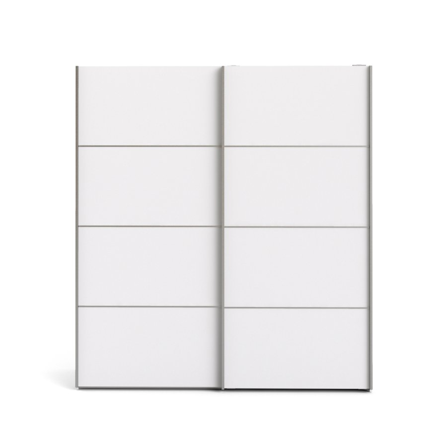 TVILUM Verona garderobeskab - Hvidt MDF, 2 skydelger
