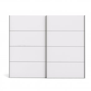 TVILUM Verona garderobeskab - hvid tr, 2 lger, 4 rum