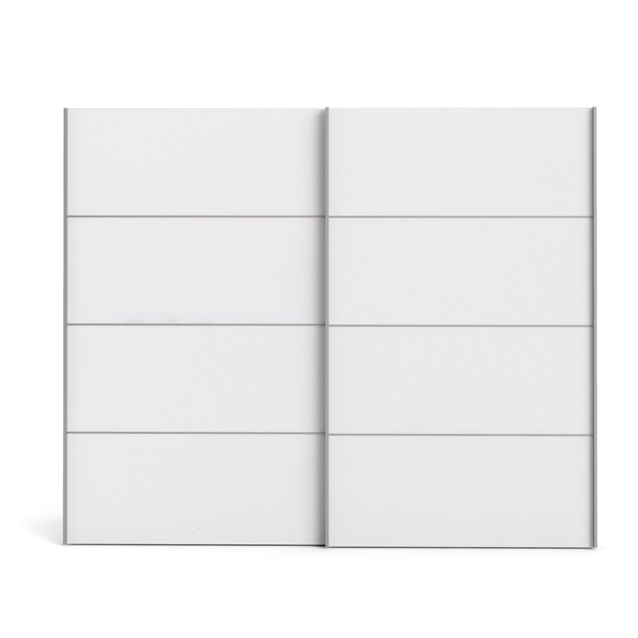 TVILUM Verona garderobeskab - hvid tr, 2 lger, 4 rum