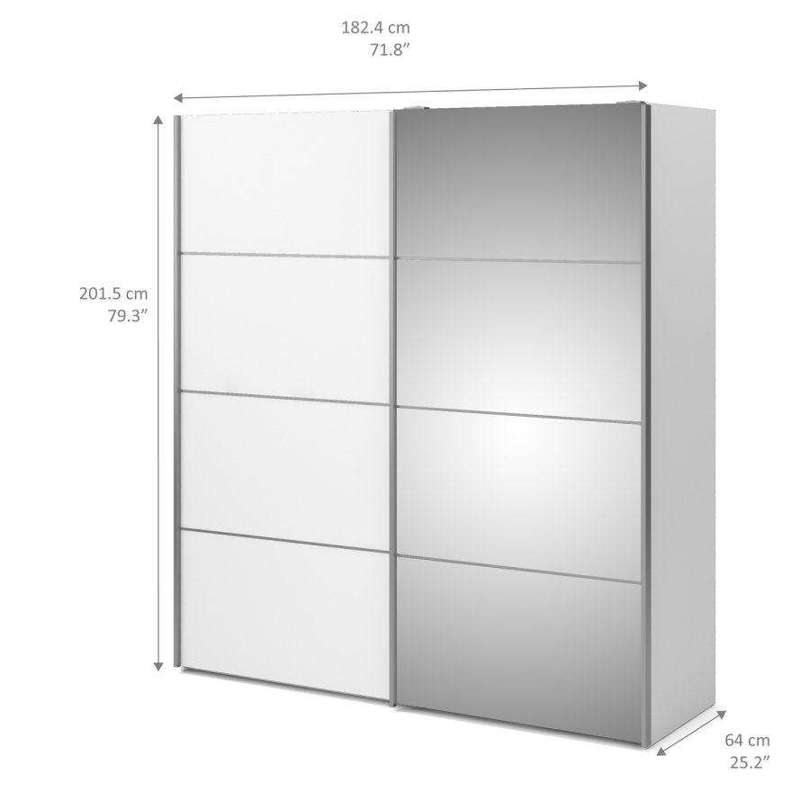 TVILUM  Verona/Firenze skuffesektion - Hvidt MDF, 3 skuffer