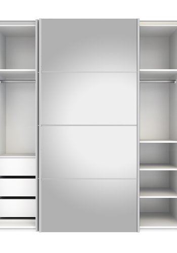 TVILUM  Verona/Firenze skuffesektion - Hvidt MDF, 3 skuffer