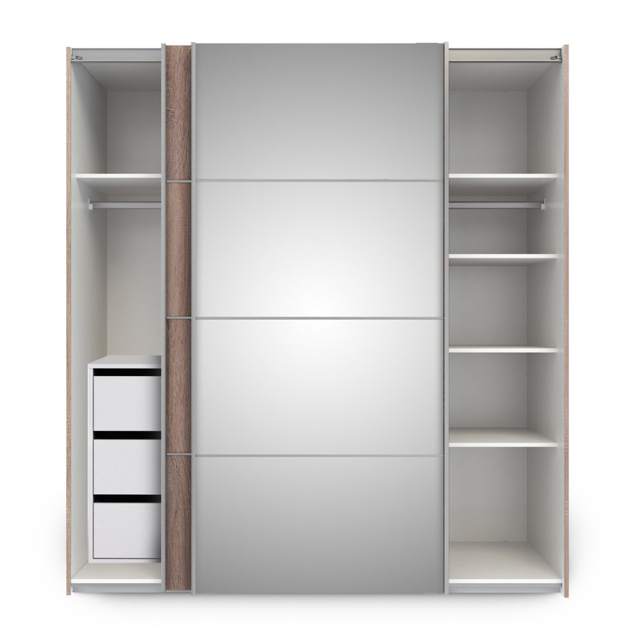 TVILUM Verona - Firenze hylder - hvid tr, bred, 3 stk.