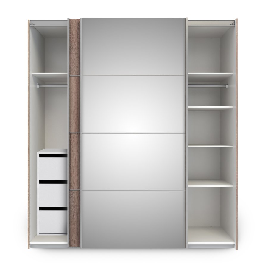 TVILUM  Verona/Firenze skuffesektion - Hvidt MDF, 3 skuffer