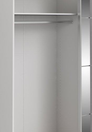 TVILUM Verona Skydedrsskab - hvid/spejlglas, m. 2 skydedre 
