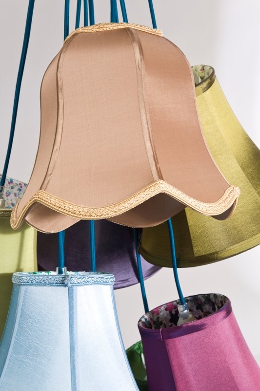 KARE DESIGN Saloon Flowers loftlampe - multifarvet stof