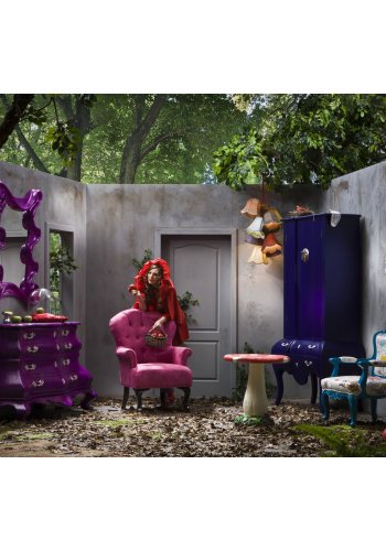 KARE DESIGN Saloon Flowers loftlampe - multifarvet stof