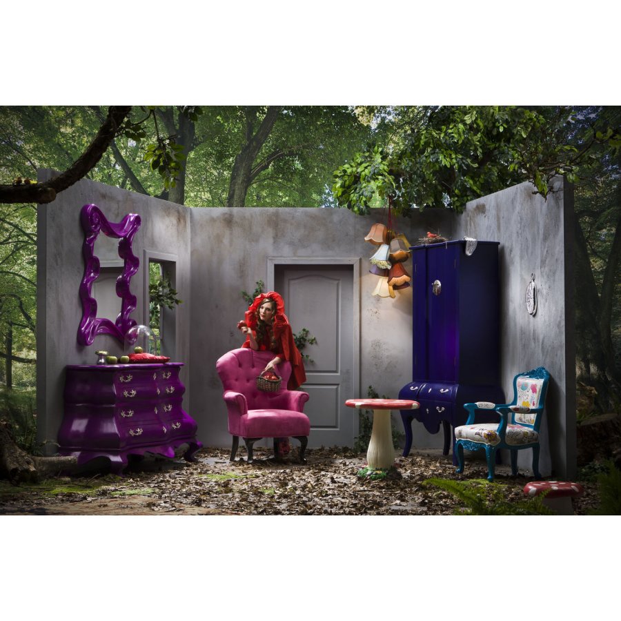 KARE DESIGN Saloon Flowers loftlampe - multifarvet stof