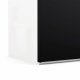 TVILUM Firenze garderobeskab, m. 2 skydelger - hvid og sort folie