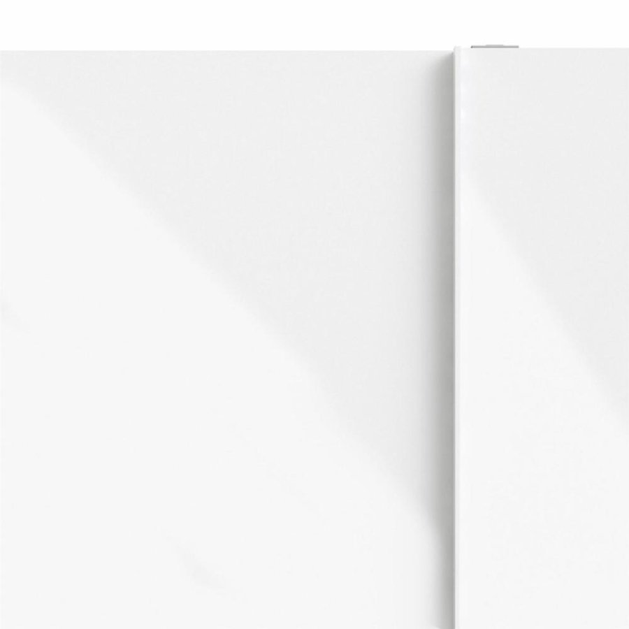 TVILUM Firenze garderobeskab, m. 2 skydelger - hvid folie og spnplade