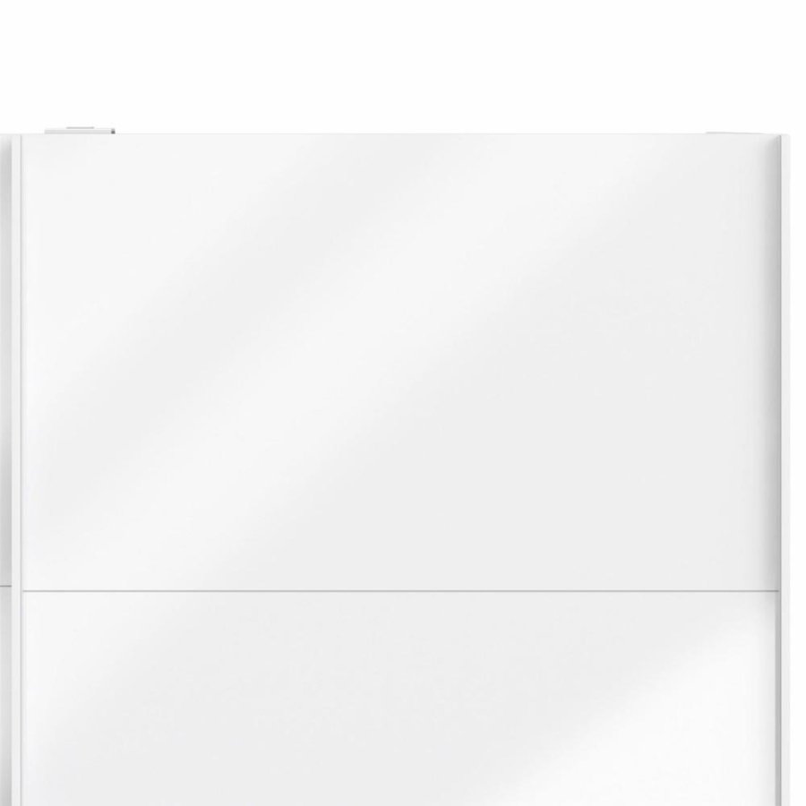 TVILUM Firenze garderobeskab, m. 2 skydelger - hvid folie og spnplade