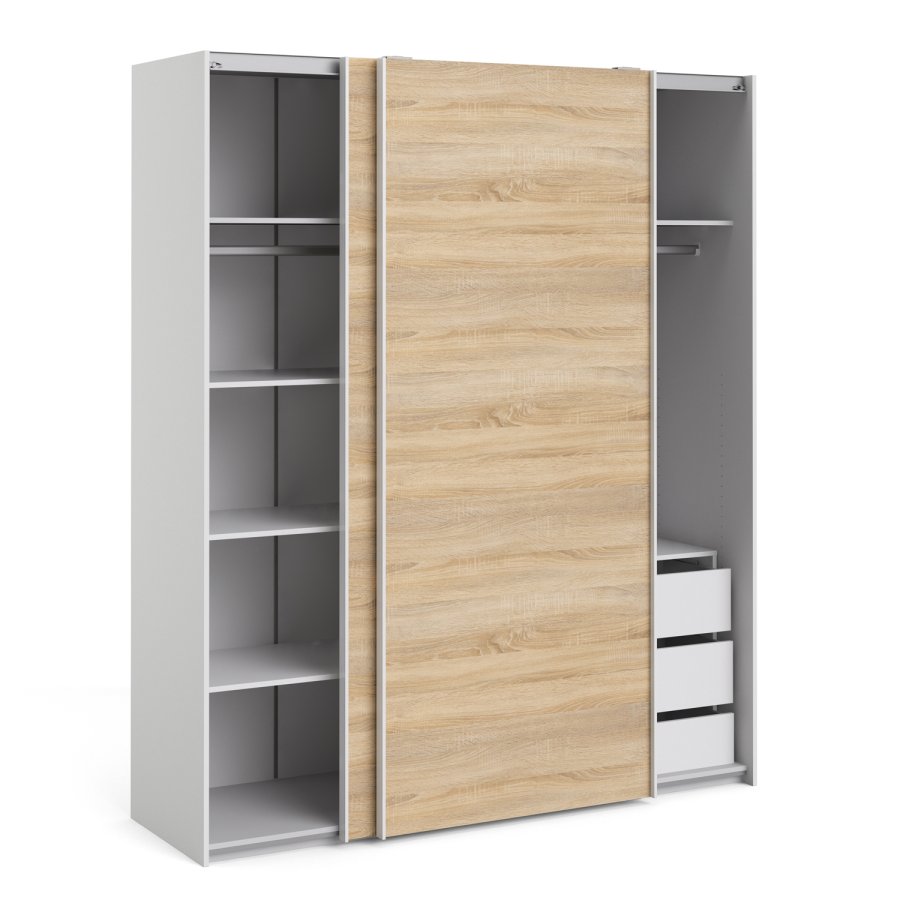 TVILUM  Verona/Firenze skuffesektion - Hvidt MDF, 3 skuffer