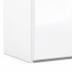 TVILUM Firenze garderobeskab, m. 2 skydelger - hvid folie og spnplade